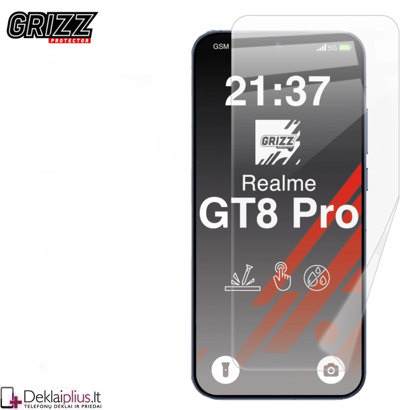 Telefono ekrano apsauga - Ceramic (Realme GT8 Pro) Telefono ekrano apsauga - Ceramic (Realme GT8 Pro)